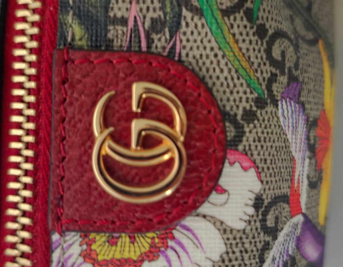 Gucci Ophidia GG Flora Cosmetic Case