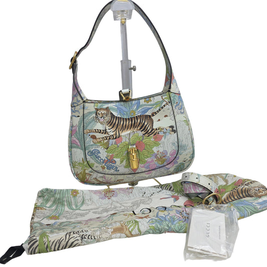 Gucci Jackie Tiger Shoulder Bag