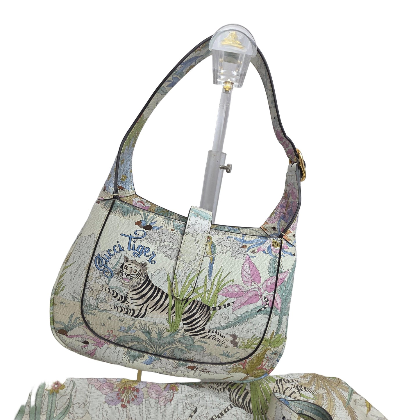 Gucci Jackie Tiger Shoulder Bag