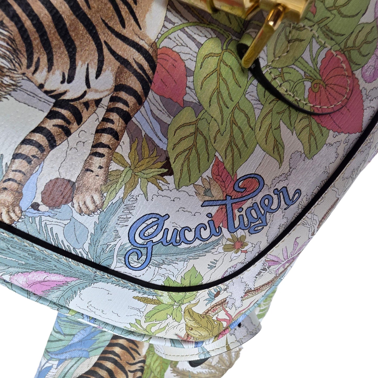 Gucci Jackie Tiger Shoulder Bag