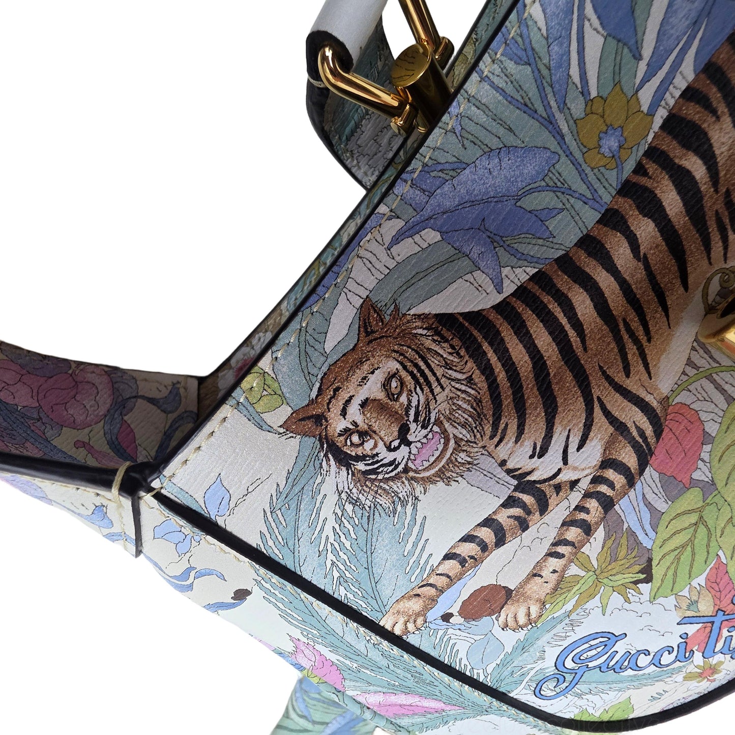 Gucci Jackie Tiger Shoulder Bag