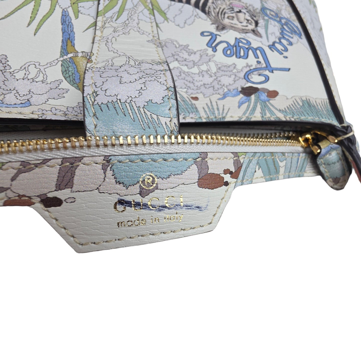 Gucci Jackie Tiger Shoulder Bag