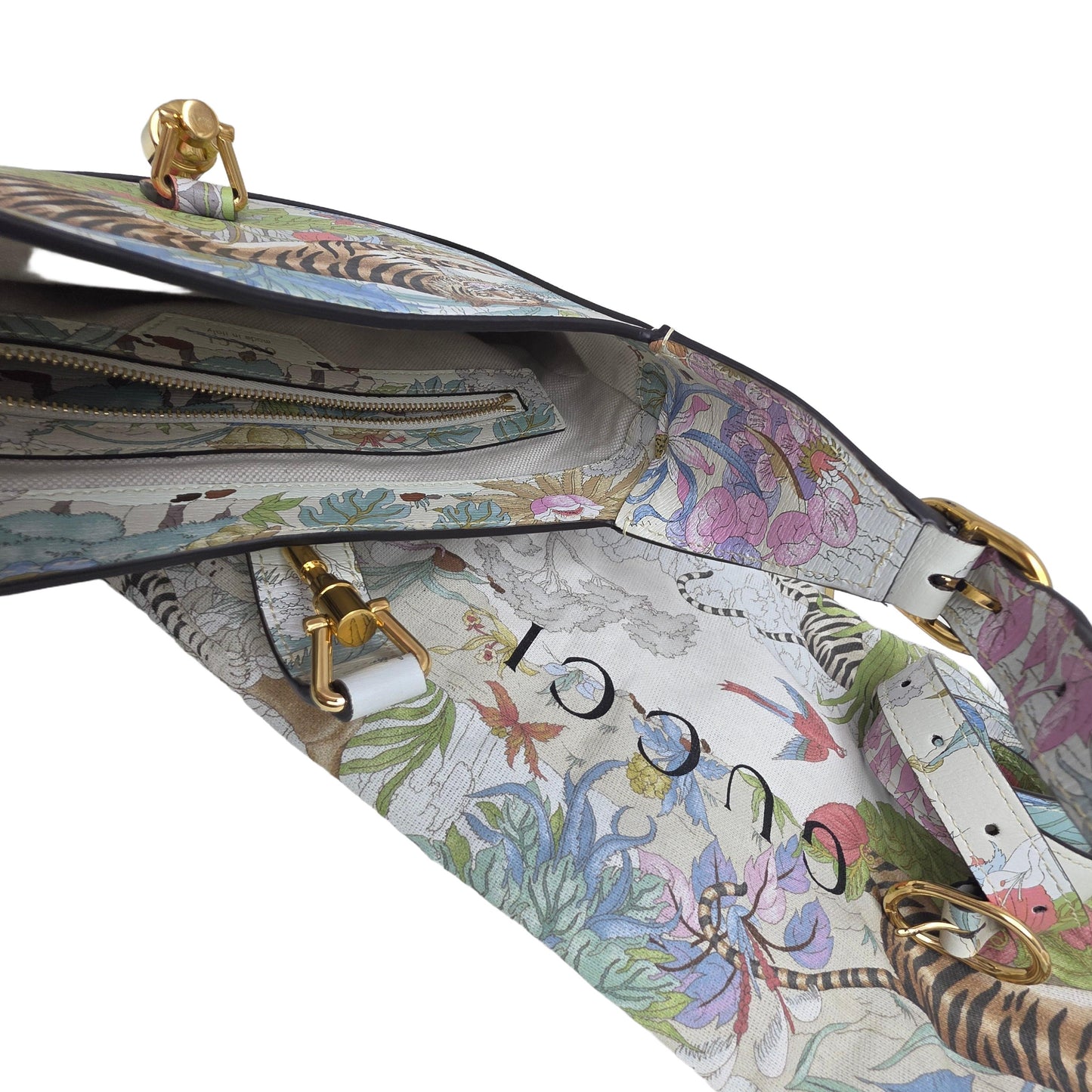 Gucci Jackie Tiger Shoulder Bag