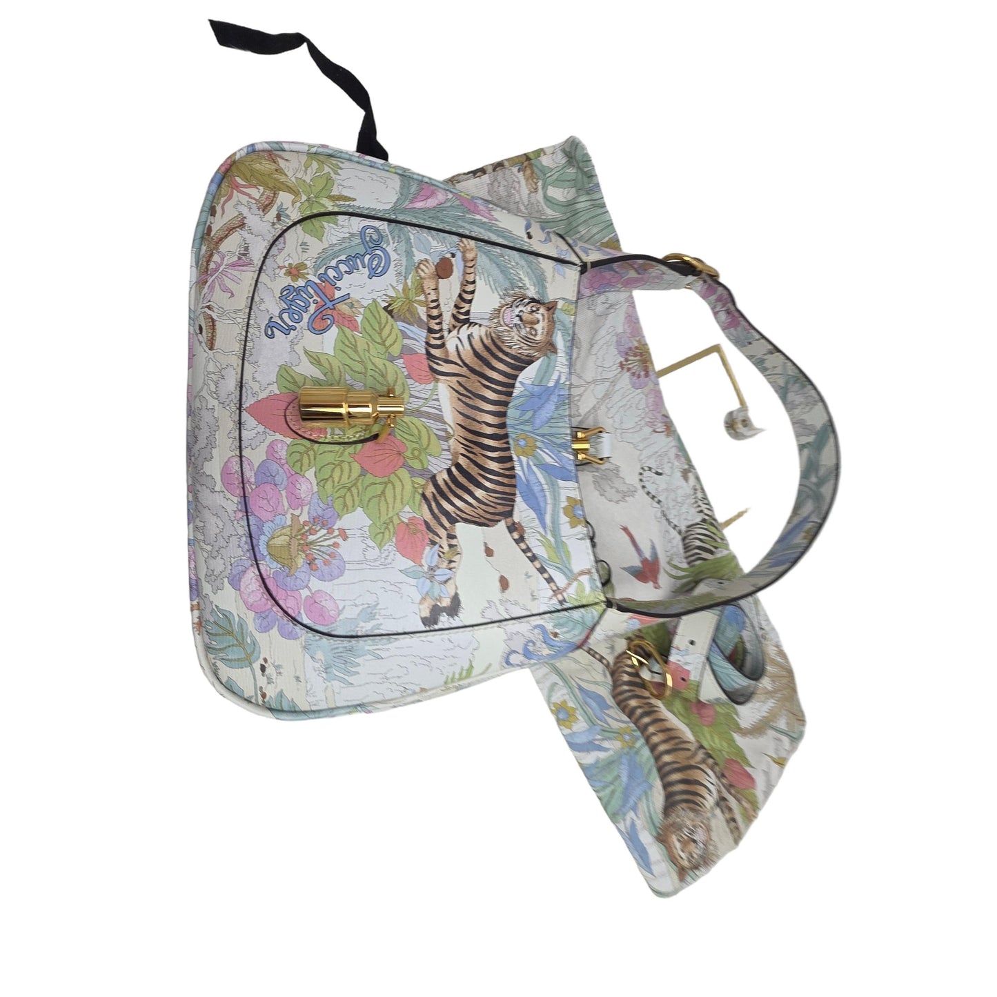 Gucci Jackie Tiger Shoulder Bag