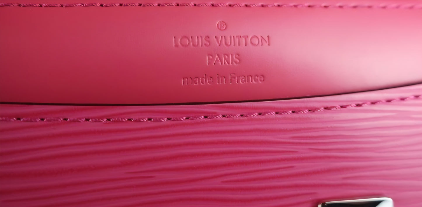 Louis Vuitton Louise Epi Flap Bag Pink Compact Evening bag
