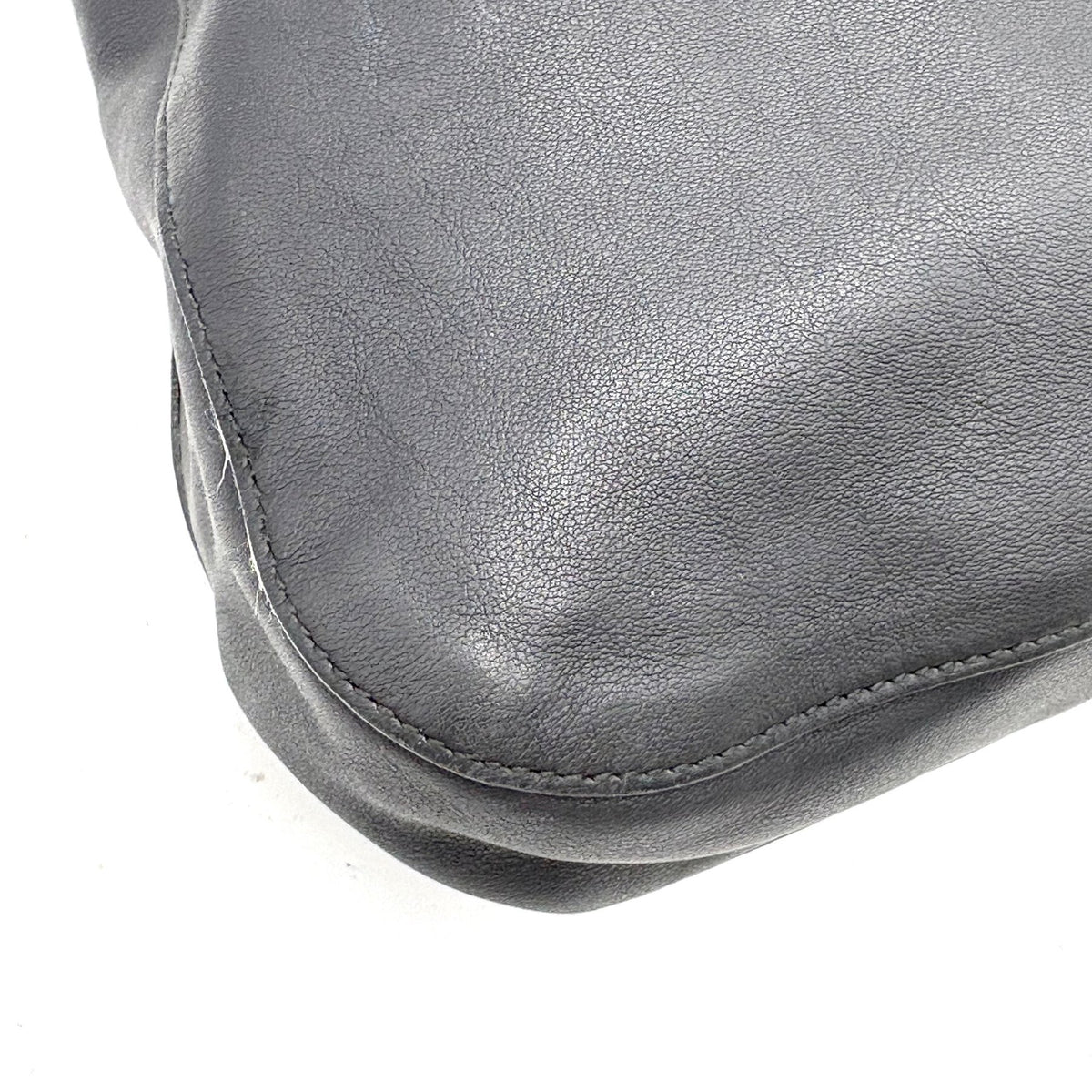 Gucci Tom Ford Era Black Leather Drawstring Shoulder Bag
