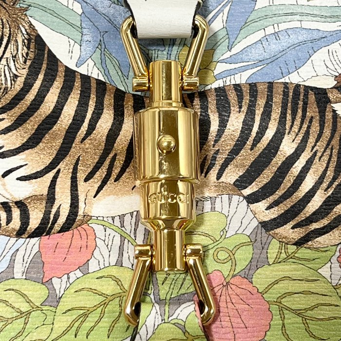 Gucci Jackie Tiger Multicolour Leather Shoulder Bag
