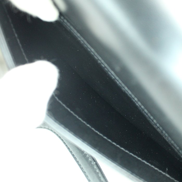 Givenchy Vintage Black Leather Handbag -gold hardware