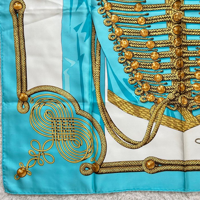 Hermès Carré 90 Brandenbourgs Silk Scarf