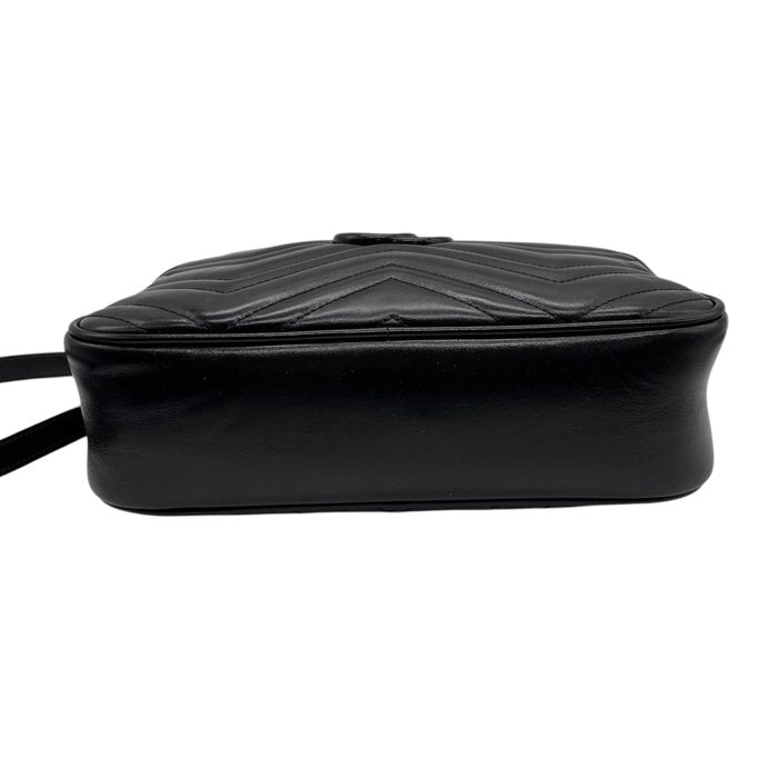 Gucci GG Marmont Matelassé Small Shoulder Bag – Black