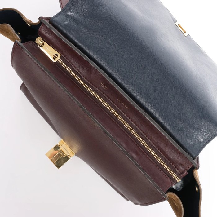 Céline Trapeze Medium 2-Way Leather Handbag