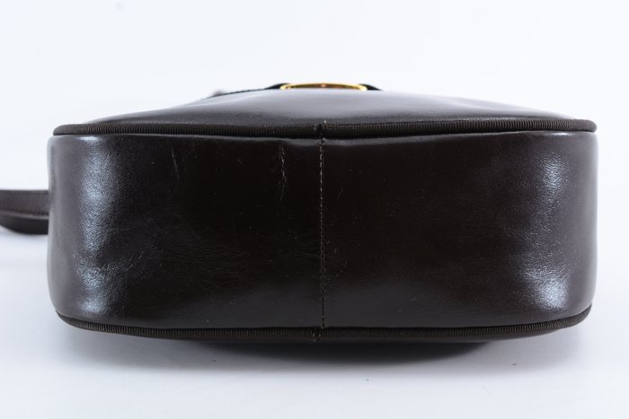 Salvatore Ferragamo Brown Leather Shoulder Bag – Vintage