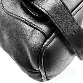 Gucci Bamboo Black Leather Backpack