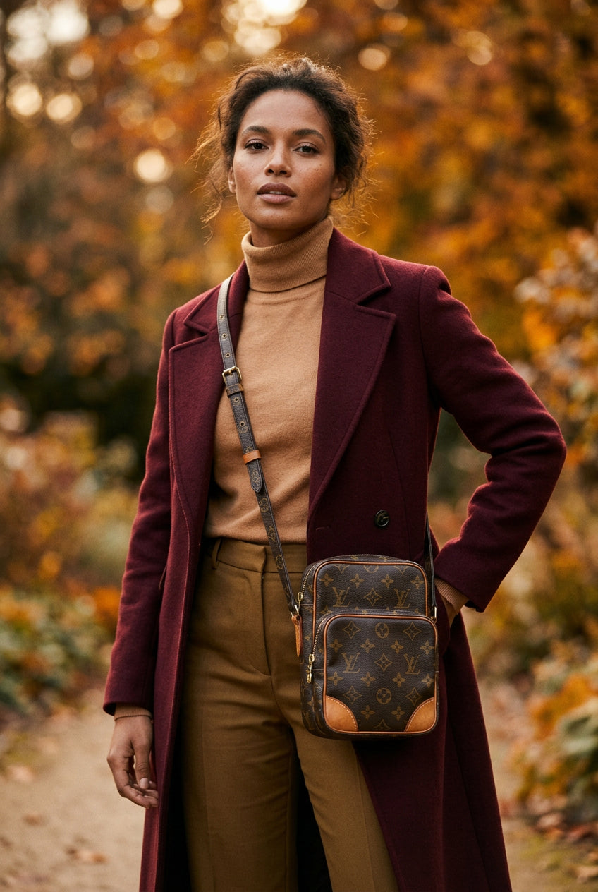 Louis Vuitton Amazone Monogram Shoulder Bag – Brown
