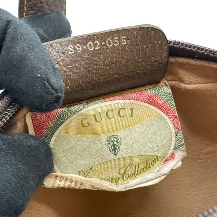 Gucci GG Supreme Web Stripe Crossbody Bag