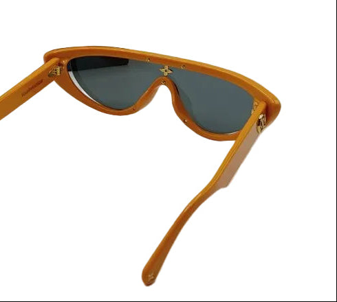 Louis Vuitton Sunglasses – Orange Resin . Gold-Tone hardware