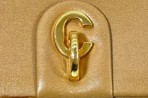 Christian Dior Brown Leather Shoulder Bag – Gold-Tone Hardware