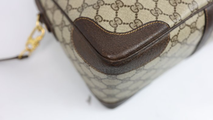 Gucci GG Monogram Top-Handle Satchel – Beige an Brown
