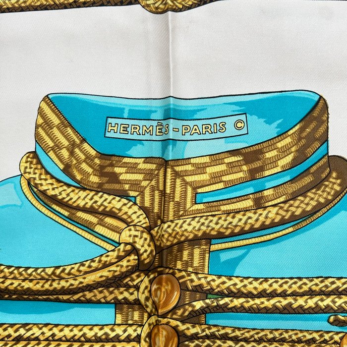 Hermès Carré 90 Brandenbourgs Silk Scarf