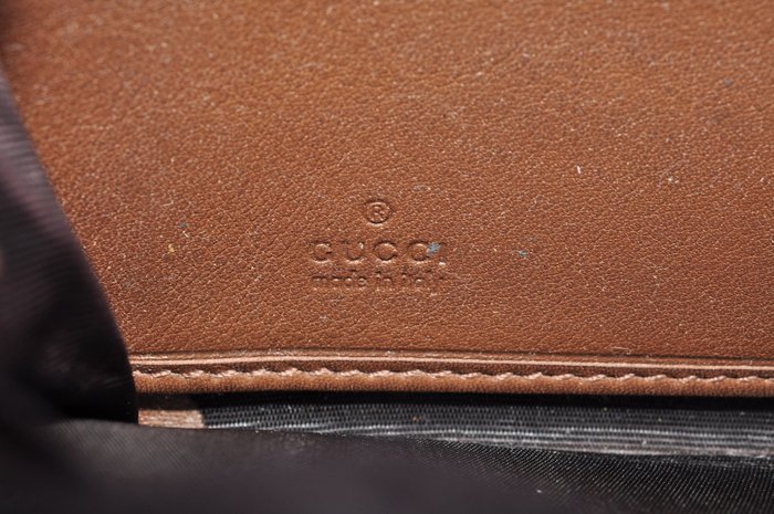 Gucci Brown Leather Zip Around Wallet Zippy Long Wallet
