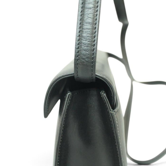Givenchy Vintage Black Leather Handbag -gold hardware