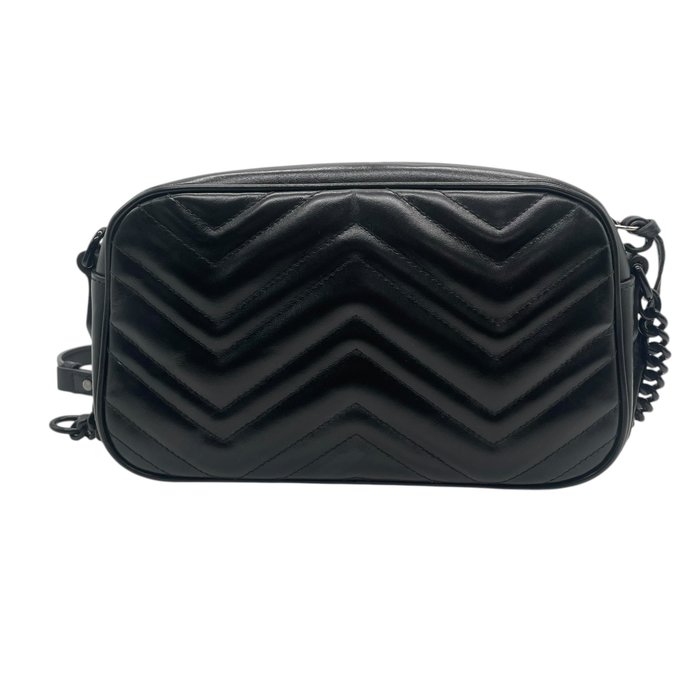 Gucci GG Marmont Matelassé Small Shoulder Bag – Black