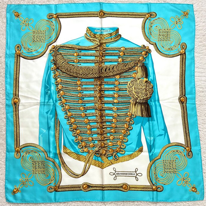 Hermès Carré 90 Brandenbourgs Silk Scarf