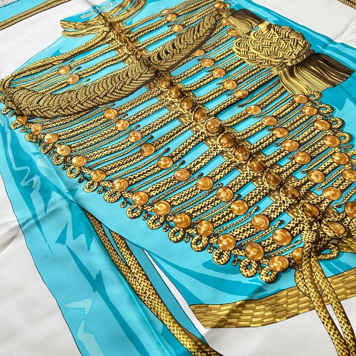 Hermès Carré 90 Brandenbourgs Silk Scarf