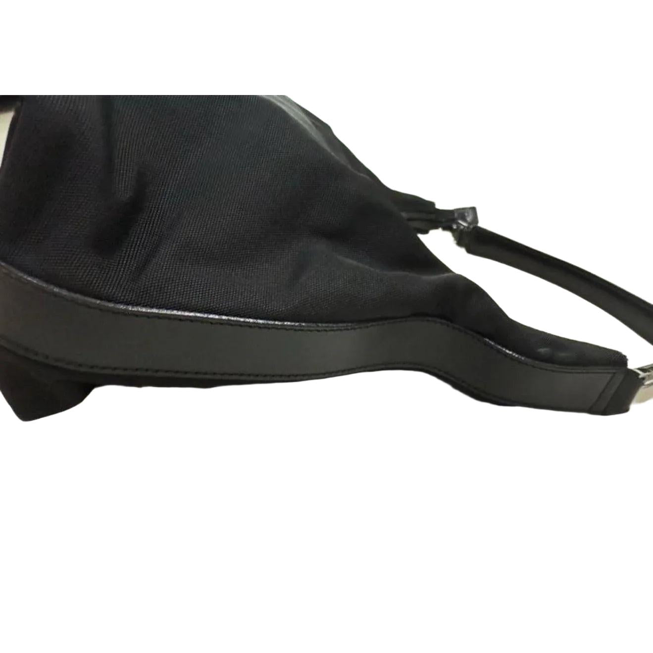 Gucci Nylon and Leather Shoulder bag - VeeLuxeCollectives