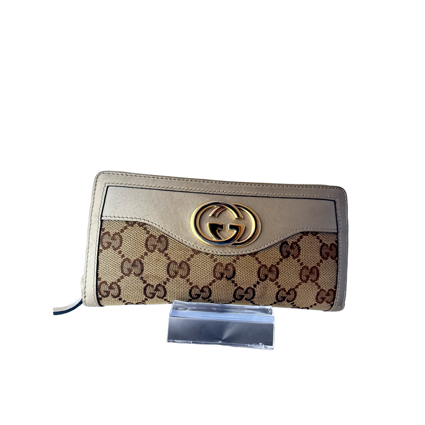 Gucci Beige supreme Long Wallet
