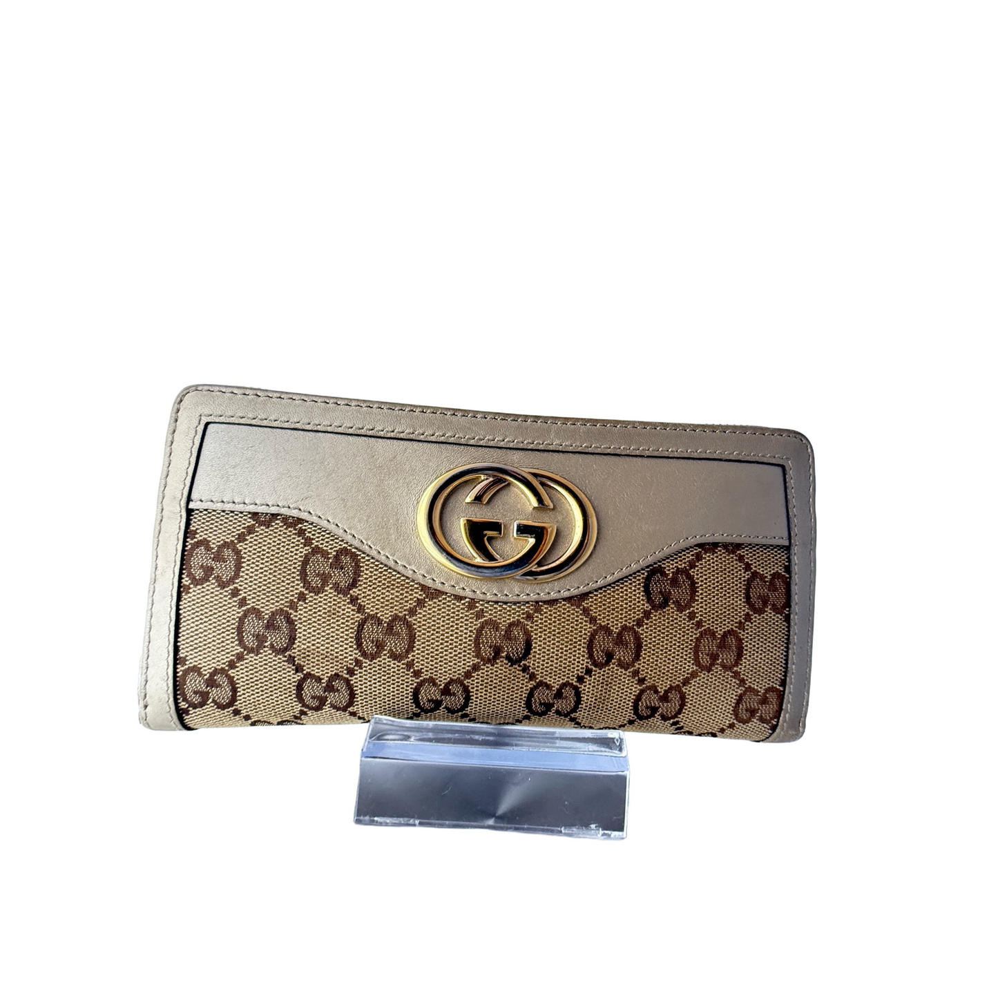 Gucci Beige supreme Long Wallet