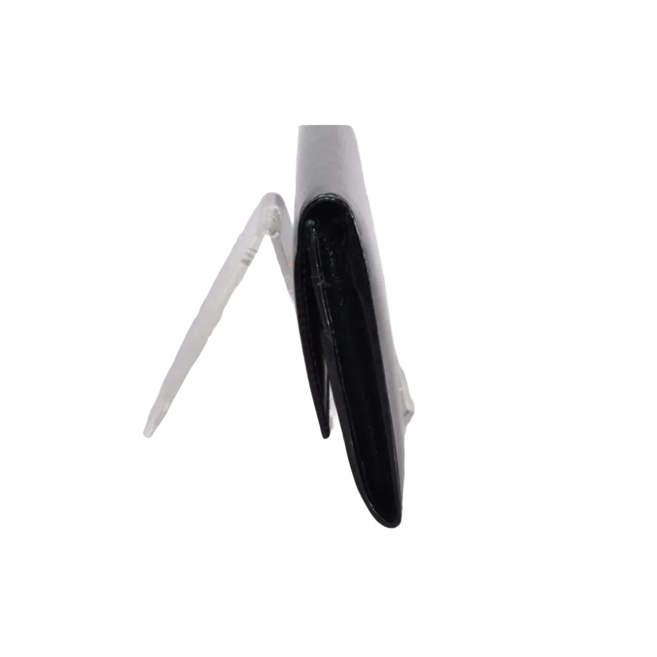 Bvlgari Black Patent Long Wallet - VeeLuxeCollectives