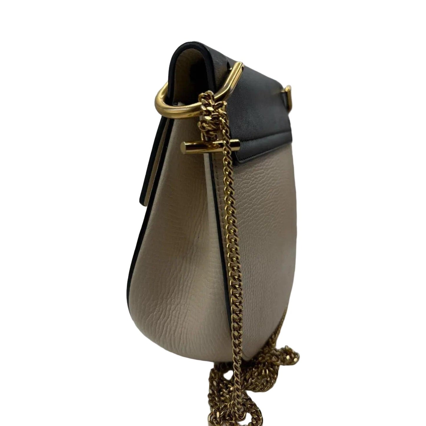 Chloé Drew Contrast Leather Crossbody Bag - VeeLuxeCollectives