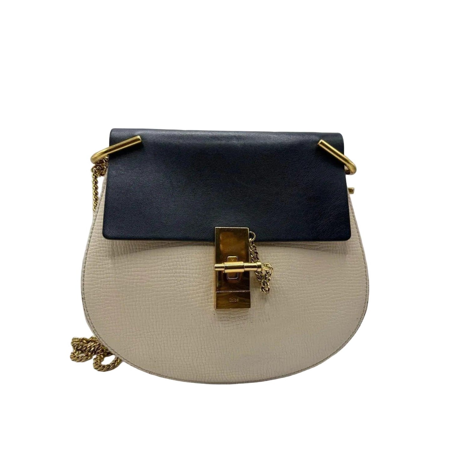 Chloé Drew Contrast Leather Crossbody Bag - VeeLuxeCollectives