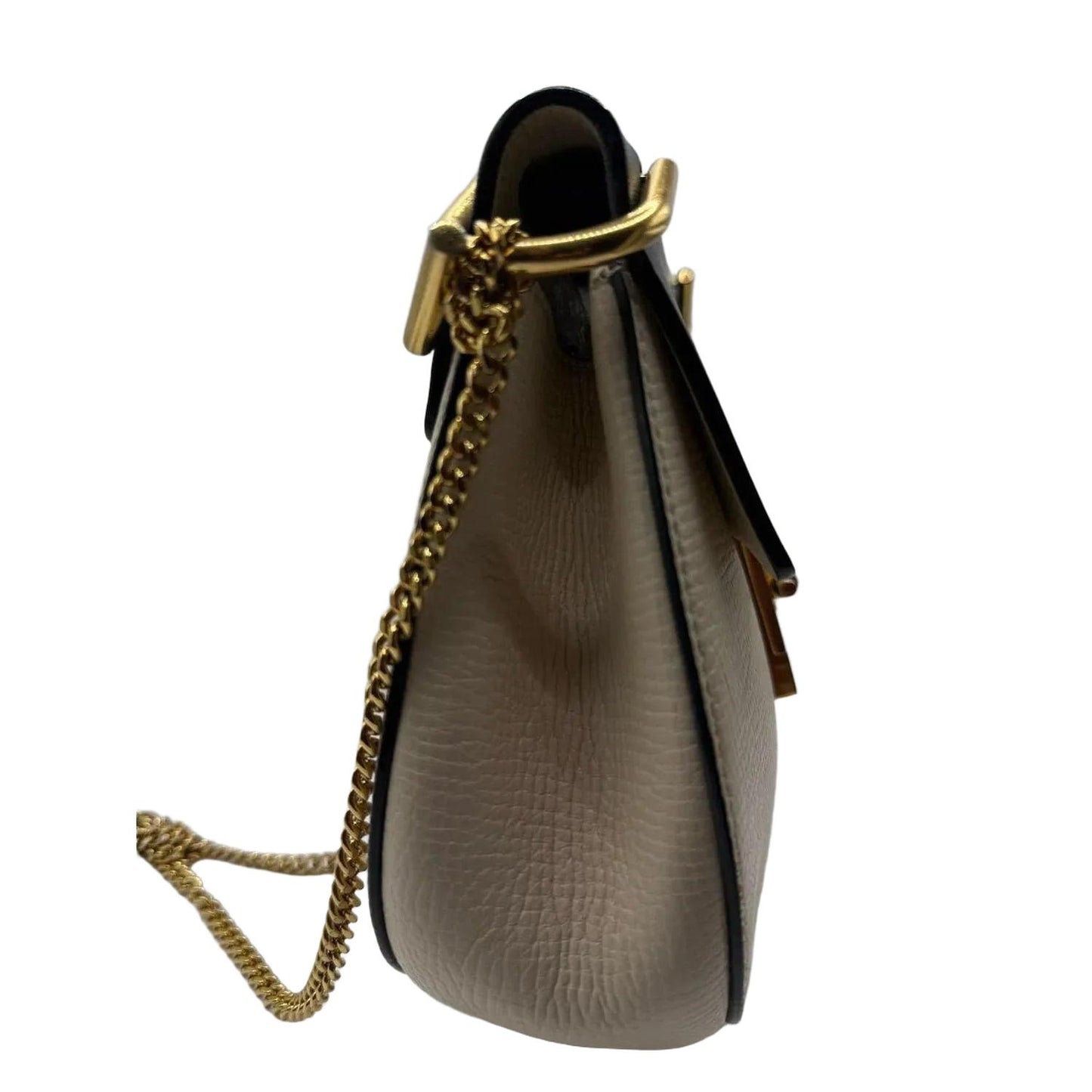 Chloé Drew Contrast Leather Crossbody Bag - VeeLuxeCollectives