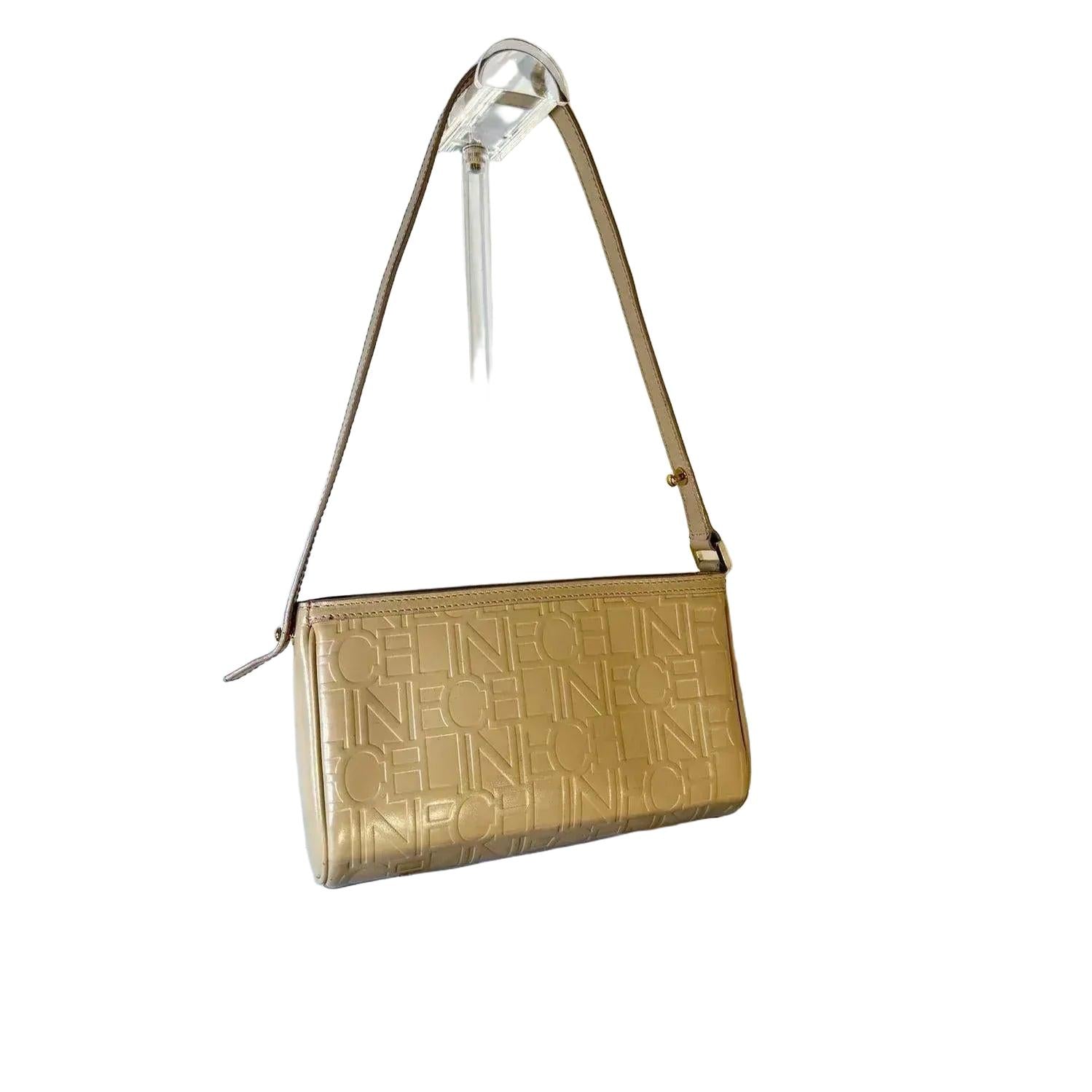 Celine Embossed Shoulder Bag - VeeLuxeCollectives