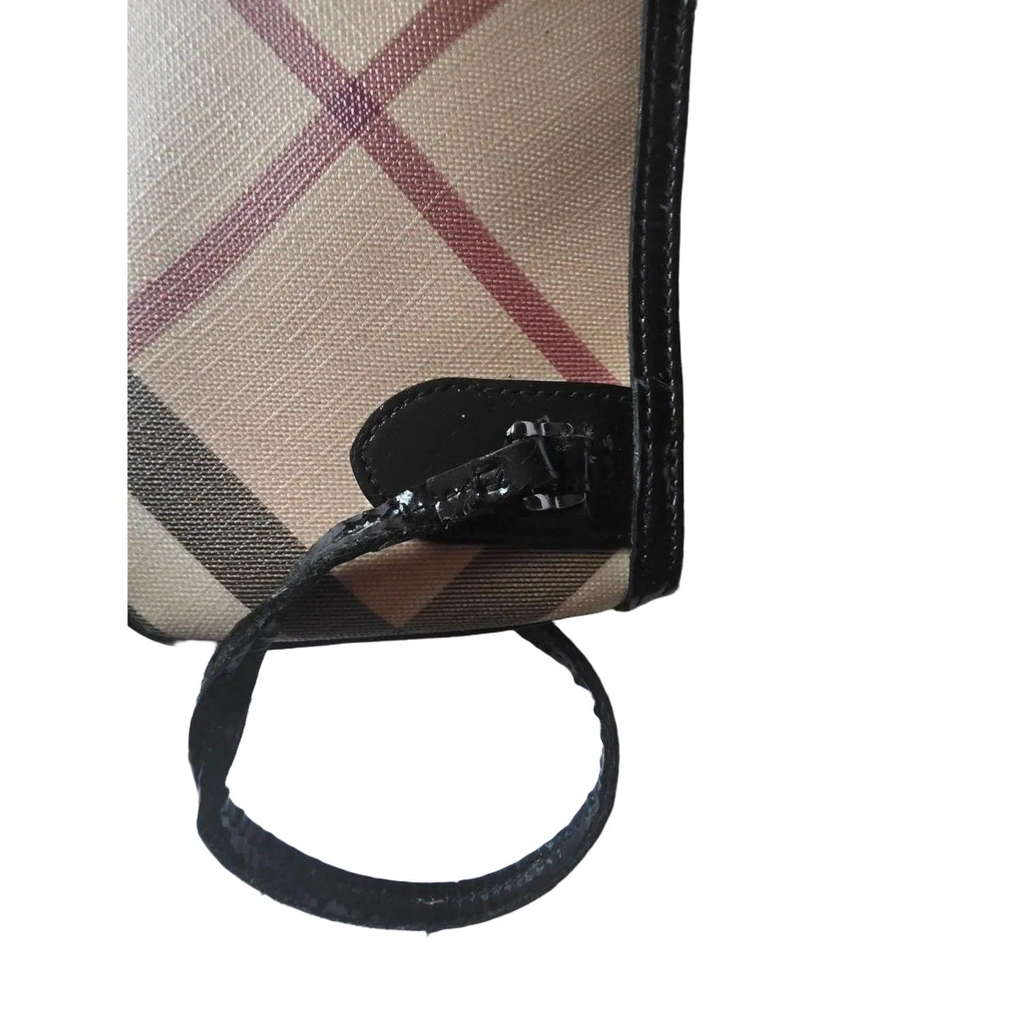 Burberry Nova Check Canvas Wristlet Bag - VeeLuxeCollectives