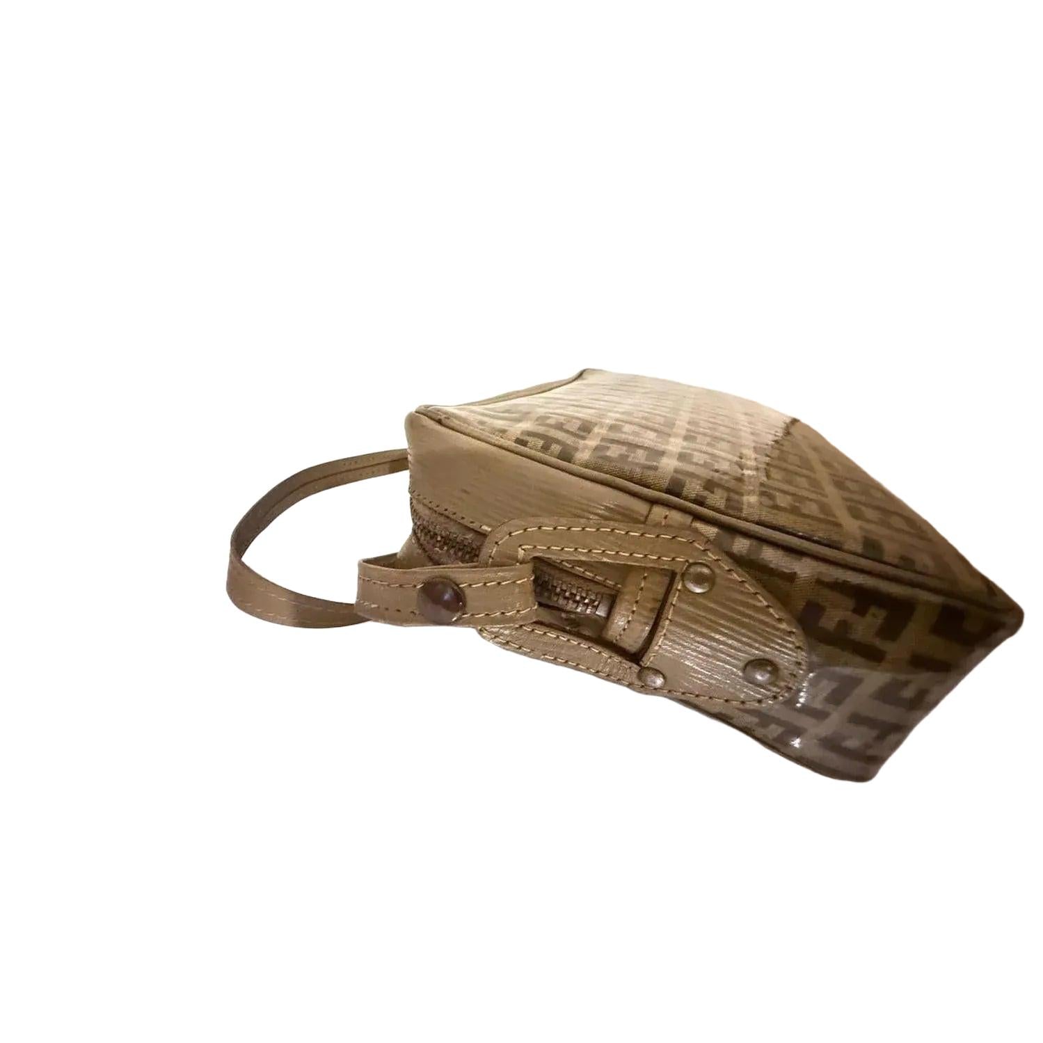 Fendi Zucca PVC Crossbody Bag - VeeLuxeCollectives