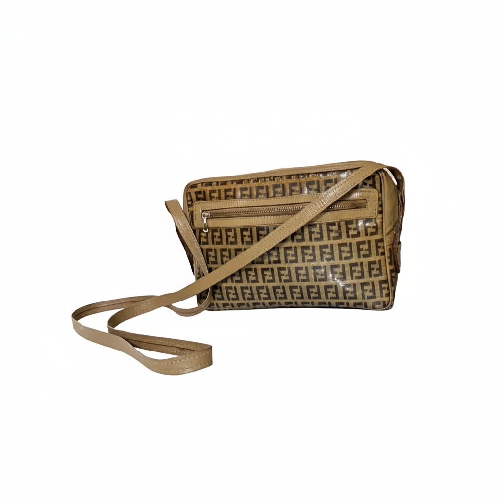 Sac bandoulière Fendi Zucca en PVC