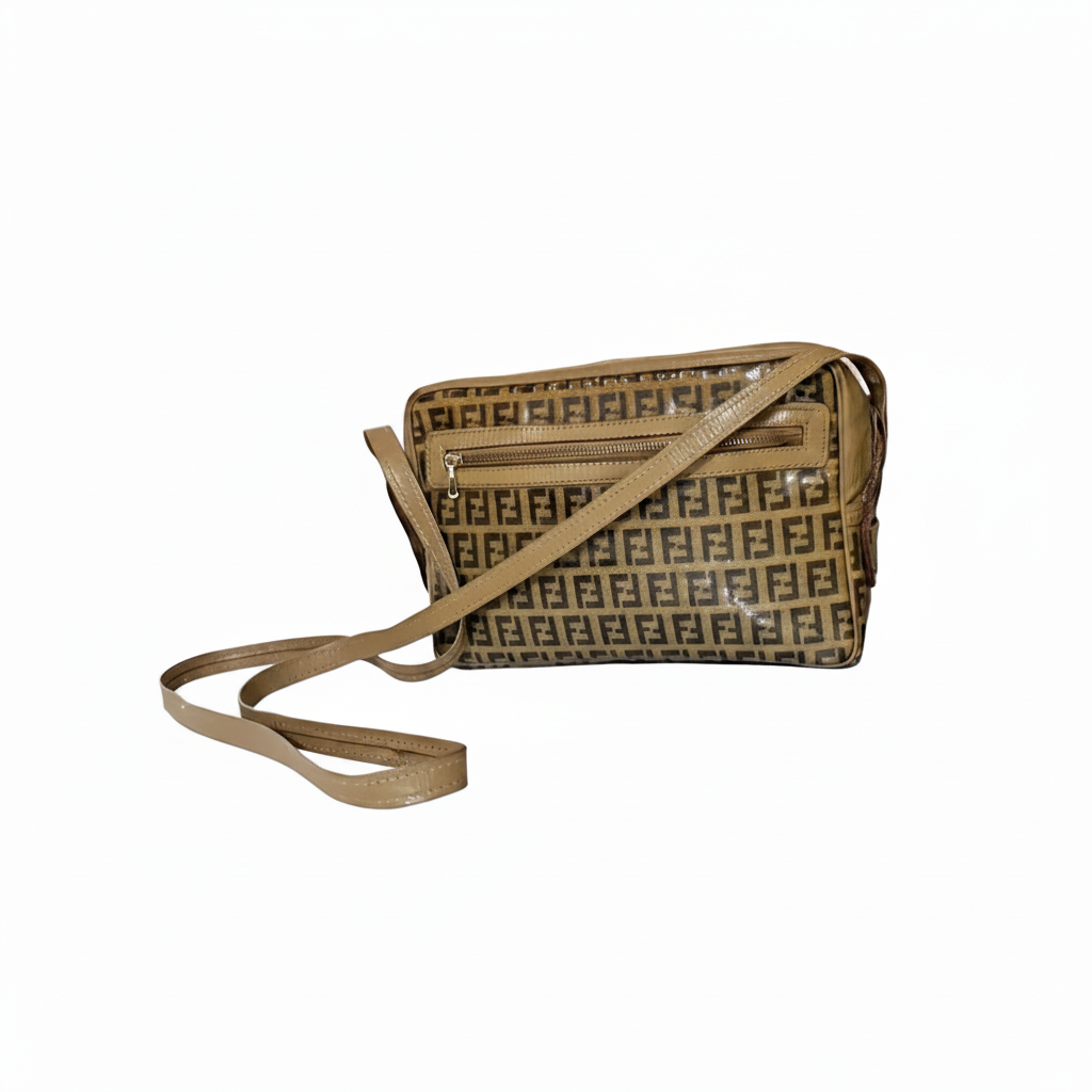 Sac bandoulière Fendi Zucca en PVC