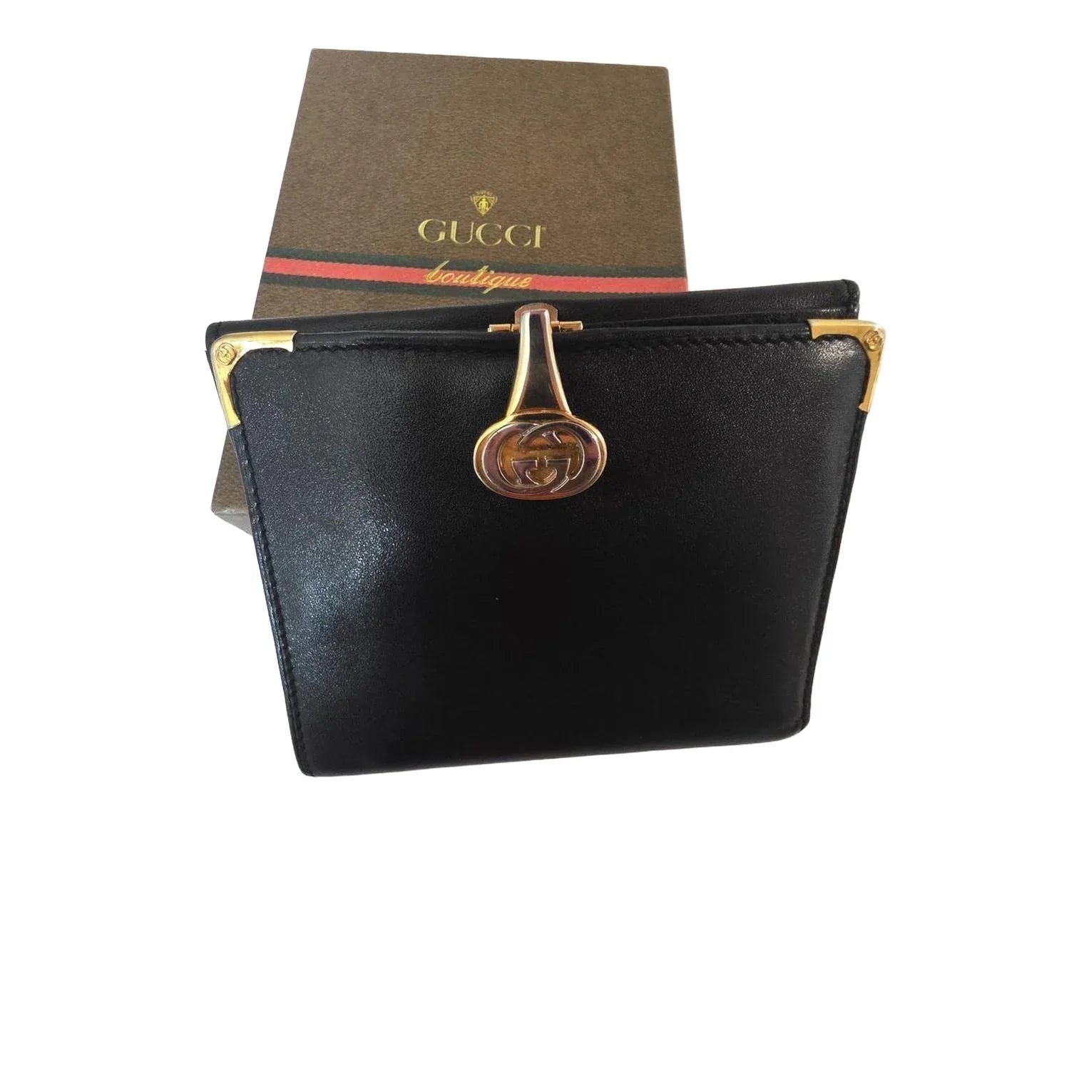 Gucci Black Bifold Wallet - VeeLuxeCollectives