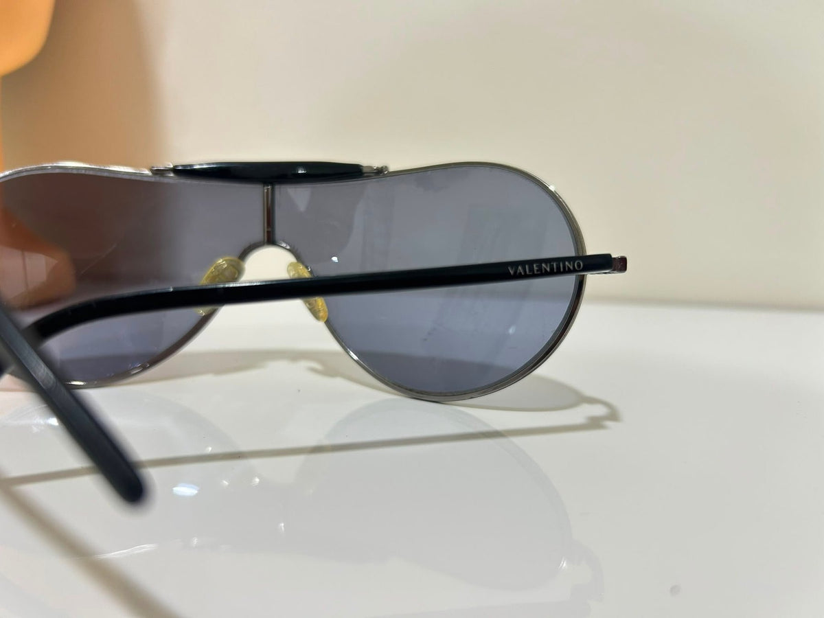 Valentino Vintage Sunglasses – Italian Design, Acetate & Metal Frame