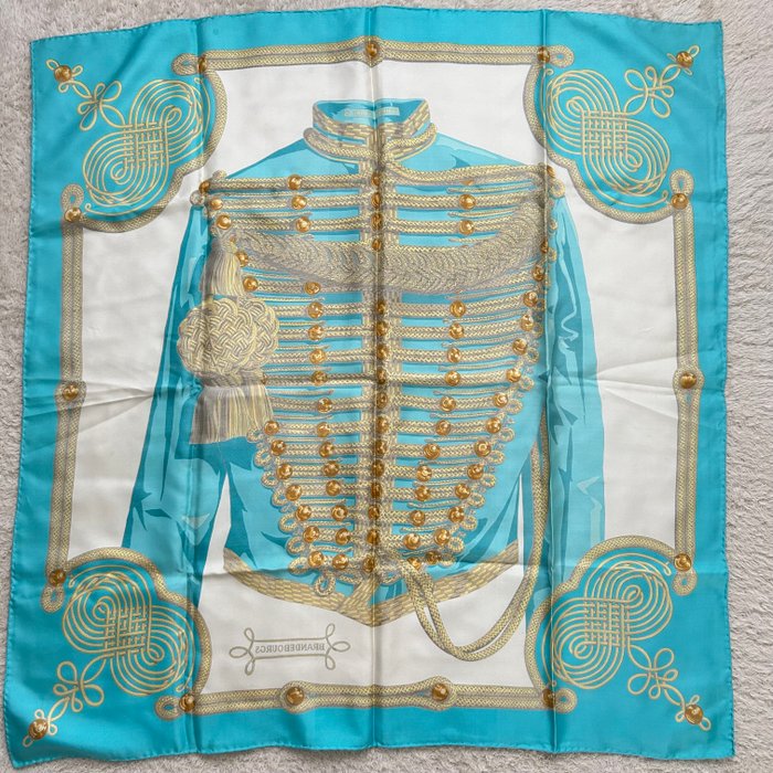 Hermès Carré 90 Brandenbourgs Silk Scarf