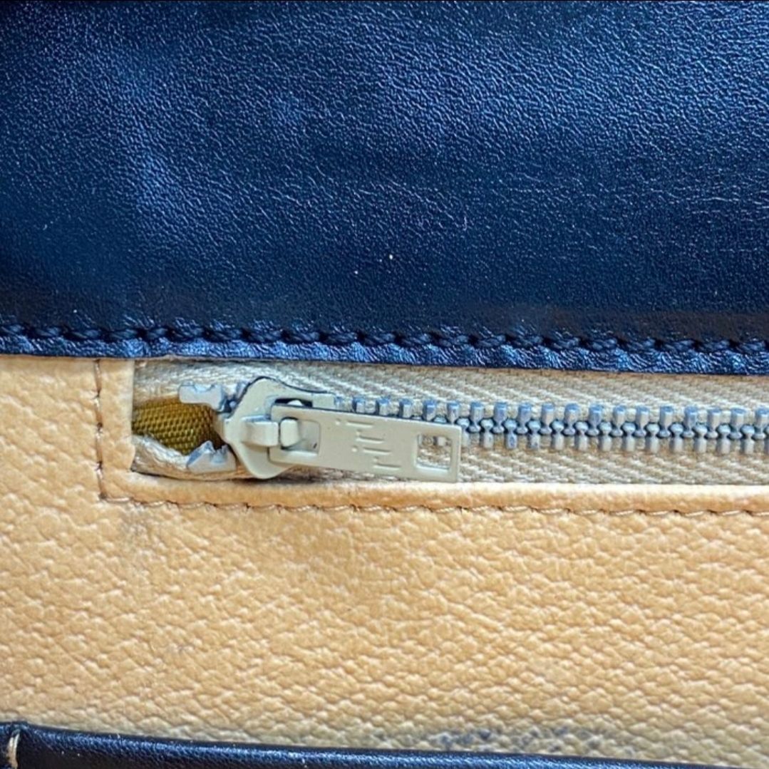 Celine Triomphe crossbody, base detail