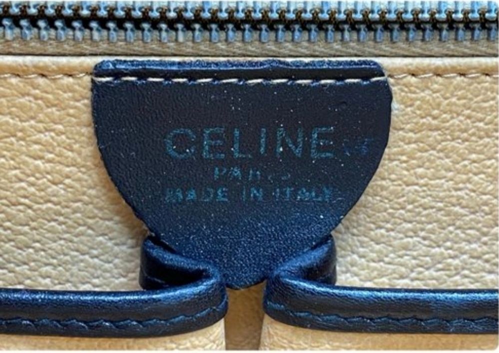 Celine Triomphe crossbody, corner detail