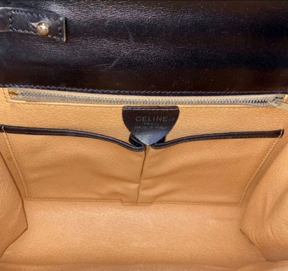 Celine Triomphe crossbody, condition close-up view 2