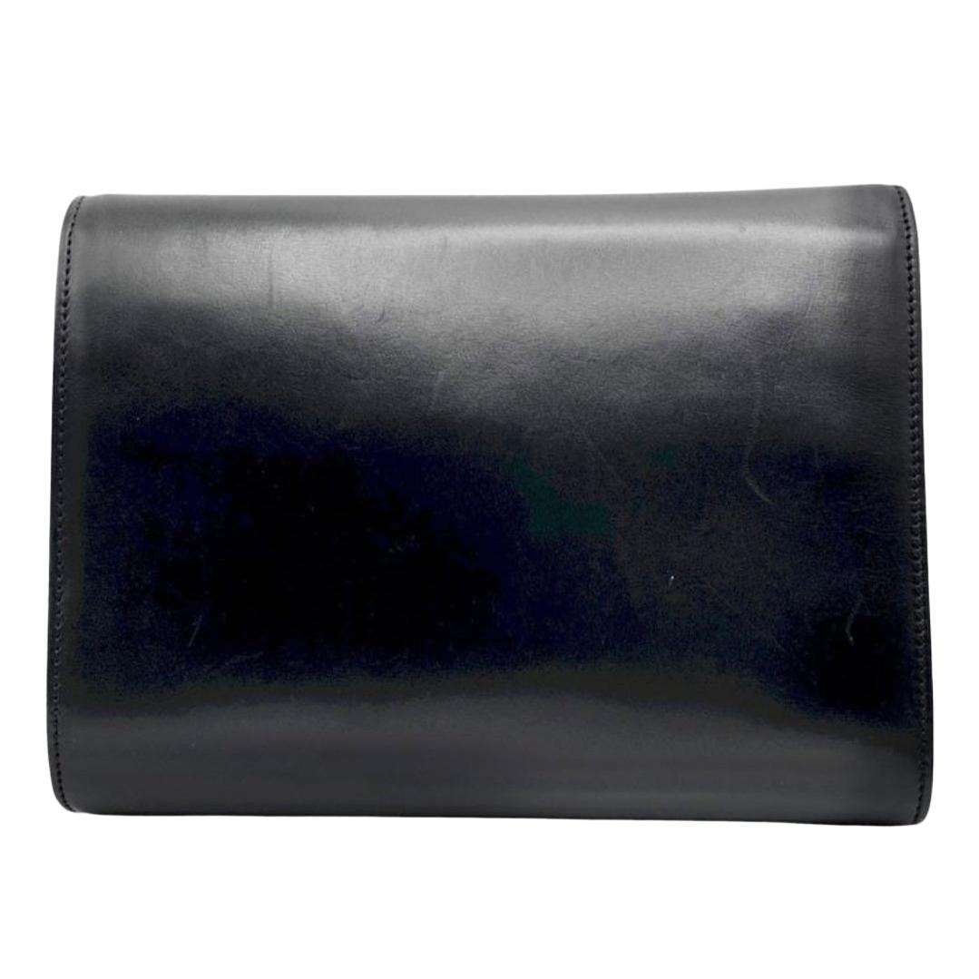 Celine Triomphe crossbody, leather texture close-up