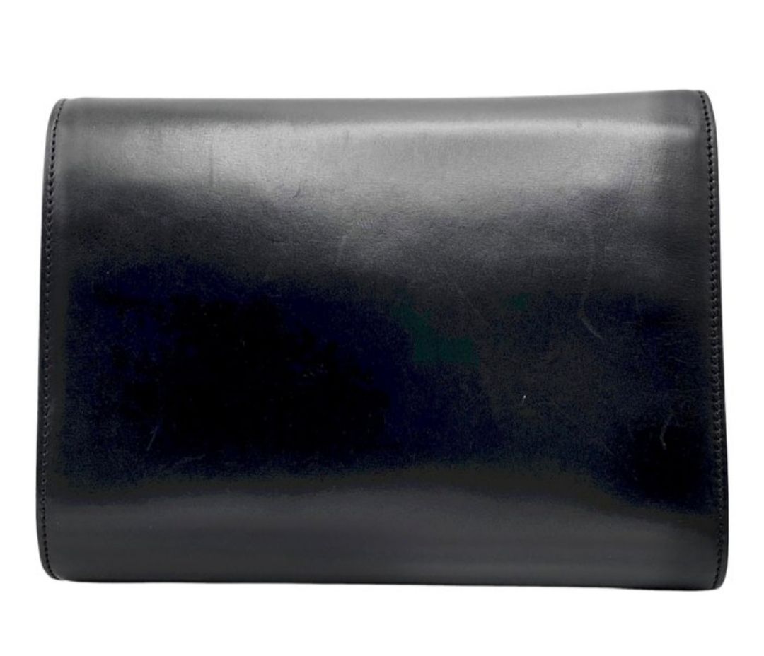 Celine Triomphe crossbody, leather texture close-up