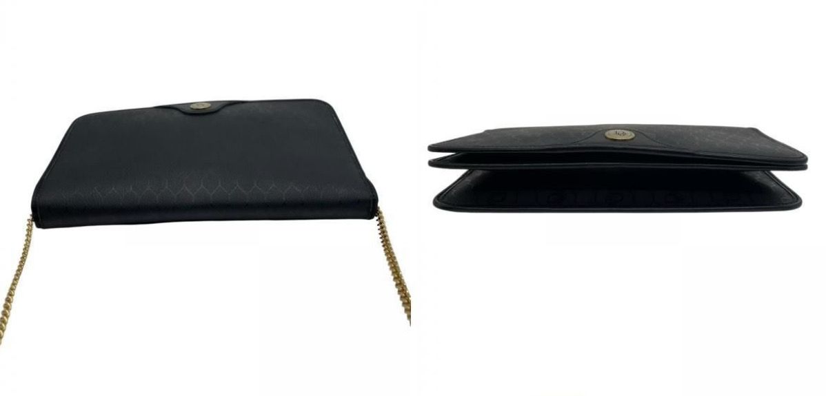 Christian Dior Vintage Honeycomb Wallet On Chain Canvas Bag - VeeLuxeCollectives
