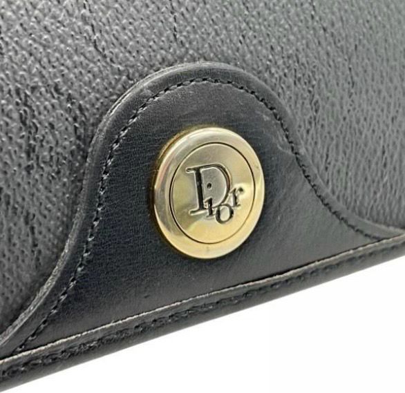 Christian Dior Vintage Honeycomb Wallet On Chain Canvas Bag - VeeLuxeCollectives